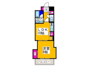 マスタ－ズレジデンス道頓堀１の物件間取画像